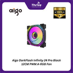 Load image into Gallery viewer, Aigo DarkFlash Infinity 24 Pro Black 12CM PWM A-RGB Fan