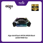 Load image into Gallery viewer, Aigo darkFlash INF34 ARGB Black 12CM PWM Fan