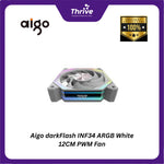 Load image into Gallery viewer, Aigo darkFlash INF34 ARGB White 12CM PWM Fan