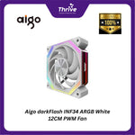 Load image into Gallery viewer, Aigo darkFlash INF34 ARGB White 12CM PWM Fan