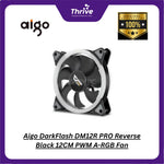 Load image into Gallery viewer, Aigo DarkFlash DM12R PRO Reverse Black 12CM PWM A-RGB Fan