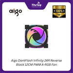 Load image into Gallery viewer, Aigo DarkFlash Infinity 24R Reverse Black 12CM PWM A-RGB Fan