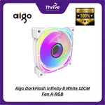 Load image into Gallery viewer, Aigo DarkFlash Infinity 8 White 12CM Fan A-RGB