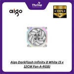 Load image into Gallery viewer, Aigo DarkFlash Infinity 8 White (5 x 12CM Fan A-RGB)