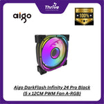 Load image into Gallery viewer, Aigo DarkFlash Infinity 24 Pro Black (5 x 12CM PWM Fan A-RGB)