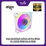 Load image into Gallery viewer, Aigo DarkFlash Infinity 24 Pro White (5 x 12CM PWM Fan A-RGB)