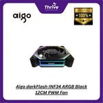 Load image into Gallery viewer, Aigo darkFlash INF34 ARGB Black 12CM PWM Fan