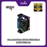 Load image into Gallery viewer, Aigo darkFlash INF34 ARGB Black 12CM PWM Fan