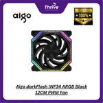 Load image into Gallery viewer, Aigo darkFlash INF34 ARGB Black 12CM PWM Fan