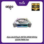 Load image into Gallery viewer, Aigo darkFlash INF34 ARGB White 12CM PWM Fan