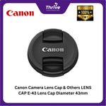 Load image into Gallery viewer, Canon Camera Lens Cap & Others LENS CAP E-43 Lens Cap Diameter 43mm