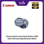 Load image into Gallery viewer, Canon Camera Lens Cap & Others LENS CAP E-49 Lens Cap Diameter 49mm