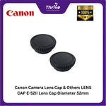 Load image into Gallery viewer, Canon Camera Lens Cap & Others LENS CAP E-52II Lens Cap Diameter 52mm