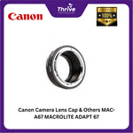 Load image into Gallery viewer, Canon Camera Lens Cap & Others MAC-A67 MACROLITE ADAPT 67