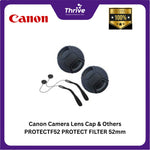 Load image into Gallery viewer, Canon Camera Lens Cap & Others PROTECTF52 PROTECT FILTER 52mm