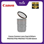 Load image into Gallery viewer, Canon Camera Lens Cap & Others PROTECTF52 PROTECT FILTER 52mm