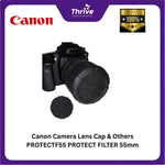 Load image into Gallery viewer, Canon Camera Lens Cap & Others PROTECTF55 PROTECT FILTER 55mm