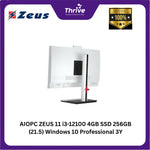 Load image into Gallery viewer, AIOPC ZEUS 11 i3-12100 4GB SSD 256GB (21.5) Windows 10 Professional 3Y