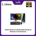 Load image into Gallery viewer, AIOPC ZEUS 11 i7-12700 16GB 1TB (21.5) Windows 11 Professional + Microsoft Office 2019 Professional 3Y