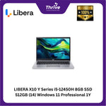 Load image into Gallery viewer, LIBERA X10 Y Series i5-12450H 8GB SSD 512GB (14) Windows 11 Professional 1Y