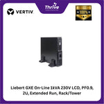 Load image into Gallery viewer, Liebert GXE On-Line 1kVA 230V LCD, PF0.9, 2U, Extended Run, Rack/Tower, Rail Kit Bundled 1203734