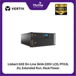 Load image into Gallery viewer, Liebert GXE On-Line 3kVA 230V LCD, PF0.9, 2U, Extended Run, Rack/Tower, Rail Kit Bundled 1203737