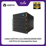 Load image into Gallery viewer, Liebert GXT5 On-Line 1500VA/1500W 230V LCD PF1.0 2U Extended Run Rack/Tower, Rail Kit Bundled 1202009