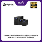 Load image into Gallery viewer, Liebert GXT5 On-Line 2000VA/2000W 230V LCD PF1.0 2U Extended Run Rack/Tower, Rail Kit Bundled 1202010
