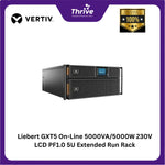 Load image into Gallery viewer, Liebert GXT5 On-Line 5000VA/5000W 230V LCD PF1.0 5U Extended Run Rack/Tower, RDU101 webcard and Rail Kit Bundled 1201973