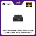 Load image into Gallery viewer, Vertiv UPS Liebert GXT5 On-Line 16kVA/16kW 230V LCD PF1.0, 9U, Extended Run Rack/Tower, RDU101 webcard and Rail Kit Bundled GXT5-16KIRT9UXLN