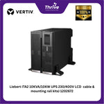 Load image into Gallery viewer, Liebert ITA2 10KVA/10KW UPS 230/400V LCD long backup model (included IS-UNITY-DP SNMP/Web Card, connection cable & mounting rail kits) 1202672