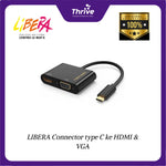 Load image into Gallery viewer, LIBERA Connector type C ke HDMI & VGA