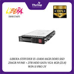Load image into Gallery viewer, LIBERA STRYDER I5-13400 16GB DDR5 SSD 256GB NVME + 2TB HDD SATA VGA 4GB (23.8) WIN 11 PRO 3Y