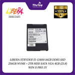 Load image into Gallery viewer, LIBERA STRYDER I5-13400 16GB DDR5 SSD 256GB NVME + 2TB HDD SATA VGA 4GB (23.8) WIN 11 PRO 3Y