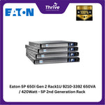 Load image into Gallery viewer, Eaton 5P 650i Gen 2 Rack1U 9210-3392 650VA / 420Watt - 5P 2nd Generation Rack Mount Models, International 230V