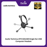 Load image into Gallery viewer, Audio Technica ATH-101USB Single-Ear USB Computer Headset