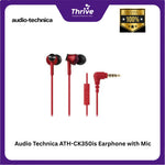 Load image into Gallery viewer, Audio Technica ATH-CK350is Earphone with Mic