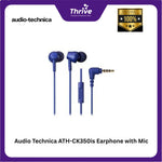Load image into Gallery viewer, Audio Technica ATH-CK350is Earphone with Mic