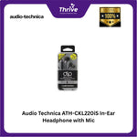 Load image into Gallery viewer, Audio Technica ATH-CKL220iS In-Ear Headphone with Mic