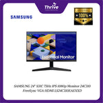 Load image into Gallery viewer, SAMSUNG 24" S31C 75Hz IPS 1080p Monitor 24C310 FreeSync VGA HDMI LS24C310EAEXXD