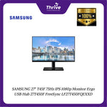 Load image into Gallery viewer, SAMSUNG 27" T45F 75Hz IPS 1080p Monitor Ergo USB Hub 27T450F FreeSync LF27T450FQEXXD