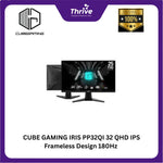 Load image into Gallery viewer, CUBE GAMING IRIS PP32QI 32 QHD IPS Frameless Design 180Hz Gaming Monitor (RGB Light) with G-SYNC