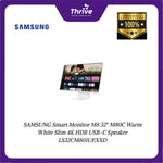Load image into Gallery viewer, SAMSUNG Smart Monitor M8 32" M80C Warm White Slim 4K HDR USB-C Speaker LS32CM801UEXXD