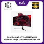 Load image into Gallery viewer, CUBE GAMING RETINA 27 F27FV FHD Frameless Design 75Hz - Response Time 5ms