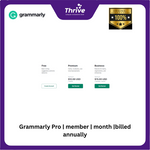 Load image into Gallery viewer, Grammarly Pro | member | month |billed annually