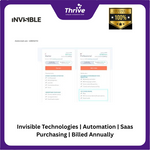 Load image into Gallery viewer, Invisible Technologies | Automation | Saas Purchasing | Billed Annually