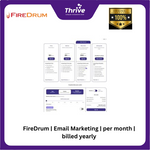 Load image into Gallery viewer, FireDrum | Email Marketing | per month | billed yearly