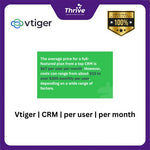 Load image into Gallery viewer, Vtiger | CRM | per user | per month