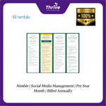 Load image into Gallery viewer, Nimble | Social Media Management | Per Seat Month | Billed Annually