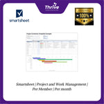 Load image into Gallery viewer, Smartsheet | Project and Work Management | Per Member | Per month